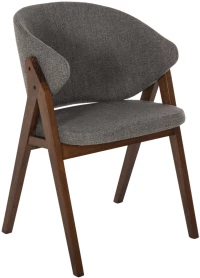 ΚΑΡΕΚΛΑ HANA HM9746.02 RUBBERWOOD ΣΕ ΚΑΡΥΔΙ ΧΡΩΜΑ-ΓΚΡΙ ΥΦΑΣΜΑ 55x60x84Yεκ.