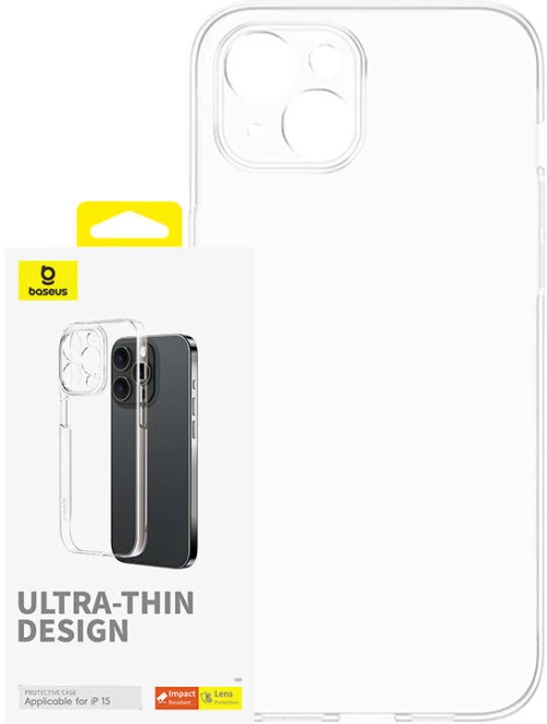 Phone Case for iPhone 15 Baseus OS-Lucent Series (Clear)