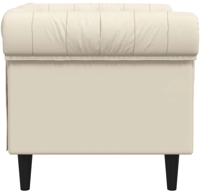 vidaXL Πολυθρόνα Chesterfield Λινό