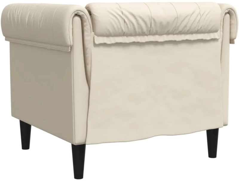 vidaXL Πολυθρόνα Chesterfield Λινό