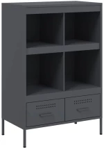 vidaXL Ντουλάπι Ανθρακί 68x39x101,5 εκ. από Χάλυβα