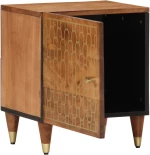 vidaXL Κομοδίνα 2 τεμ. 40 x 33 x 46 εκ. από Μασίφ Ξύλο Μάνγκο