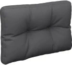 vidaXL Μαξιλάρι Παλέτας Ανθρακί 50 x 40 x 12 εκ. Υφασμάτινο