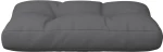 vidaXL Μαξιλάρι Παλέτας Ανθρακί 50 x 40 x 12 εκ. Υφασμάτινο