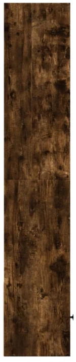 vidaXL Βιβλιοθήκη Καπνιστή Δρυς 40x36x189 εκ. από Επεξεργασμένο Ξύλο