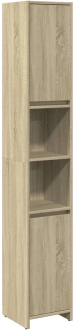 vidaXL Στήλη Μπάνιου Sonoma Δρυς 30 x 30 x 183,5 εκ. από Ξύλο