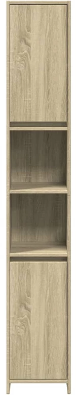 vidaXL Στήλη Μπάνιου Sonoma Δρυς 30 x 30 x 183,5 εκ. από Ξύλο