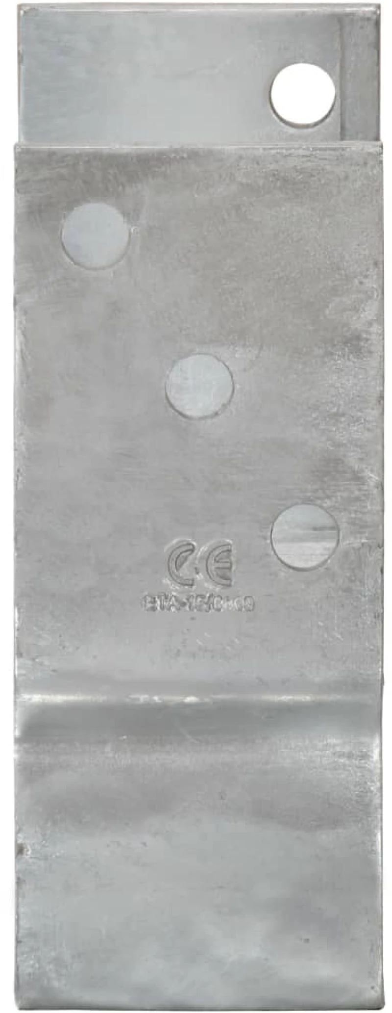 vidaXL Στηρίγματα Περίφραξης 12τεμ. Ασημί 8x6x15 εκ. Γαλβανισμ. Ατσάλι