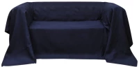Κάλυμμα Καναπέ Ναυτικό Μπλε 210 x 280 εκ. από Micro-suede