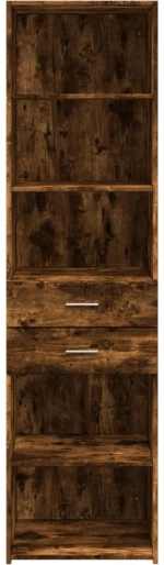 vidaXL Ντουλάπι Καπνιστή Δρυς 50x42,5x185 εκ. από Επεξεργασμένο Ξύλο