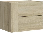 vidaXL Κομοδίνα Επιτοίχια 2 τεμ. Sonoma Δρυς 45x30x35 εκ.