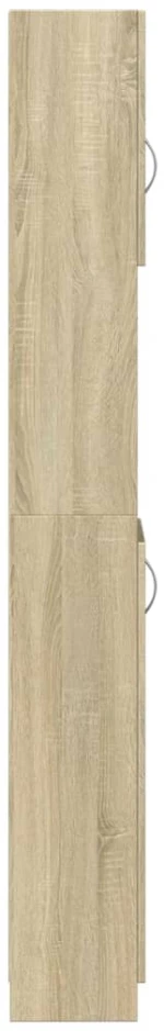 vidaXL Στήλη Μπάνιου Sonoma Δρυς 32 x 25,5 x 190εκ. Επεξεργασμένο Ξύλο