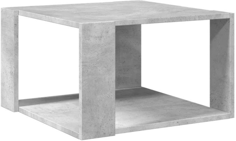 vidaXL Τραπεζάκι Σαλονιού Γκρι Σκυροδ. 51,5x51,5x30εκ Επεξεργασμ. Ξύλο
