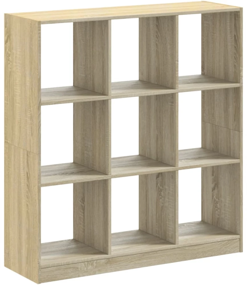 vidaXL Βιβλιοθήκη Sonoma Δρυς 102x32x108 εκ. από Επεξεργασμένο Ξύλο