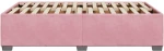 vidaXL Πλαίσιο Κρεβατιού Ροζ 120 x 200 εκ. Βελούδινο