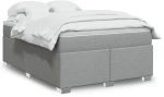 vidaXL Κρεβάτι Boxspring με Στρώμα Αν. Πράσινο 160x200εκ Υφασμάτινο
