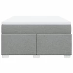 vidaXL Κρεβάτι Boxspring με Στρώμα Αν. Πράσινο 160x200εκ Υφασμάτινο