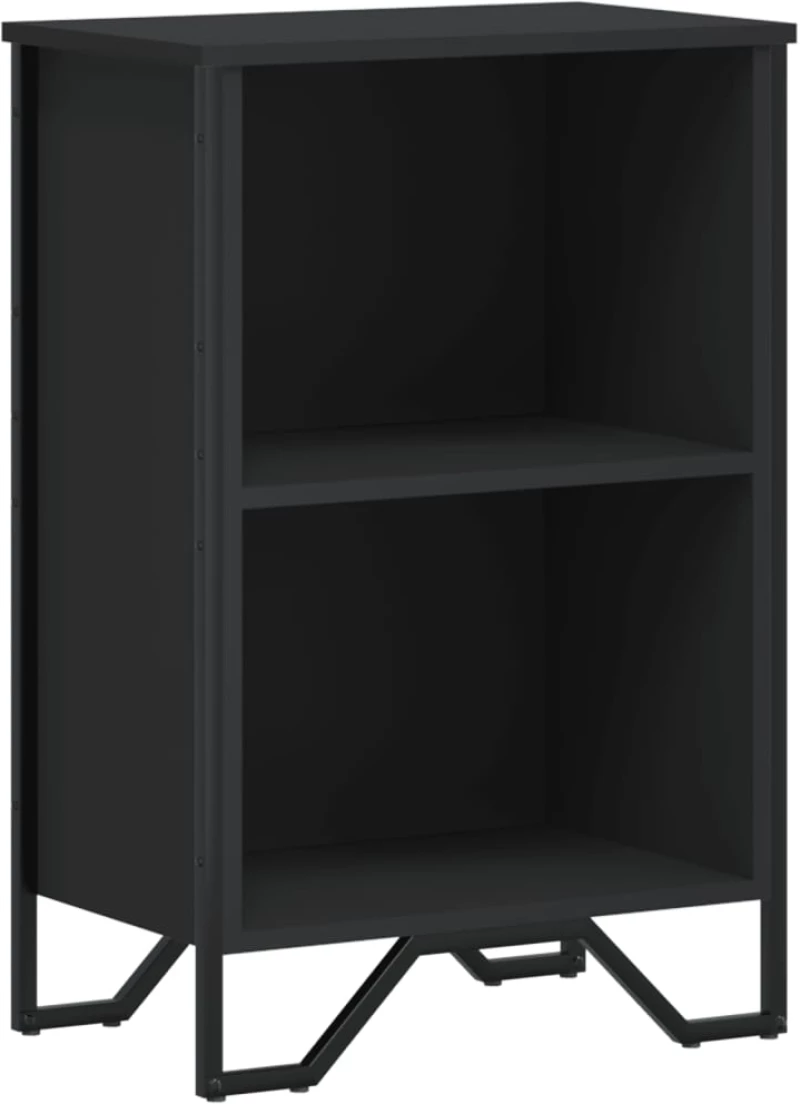 vidaXL Βιβλιοθήκη Μαύρη 50x31x74,5 εκ. από Επεξεργασμένο Ξύλο
