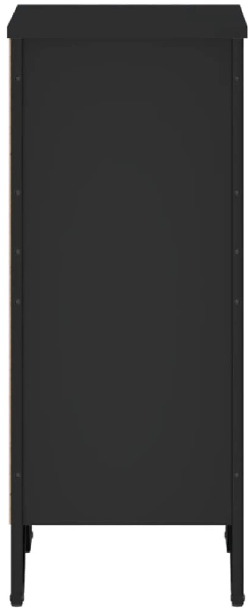 vidaXL Βιβλιοθήκη Μαύρη 50x31x74,5 εκ. από Επεξεργασμένο Ξύλο