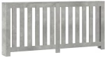 vidaXL Κάλυμμα Καλοριφέρ Γκρι Σκυροδέματος 175x20x82 εκ. Επεξ. Ξύλο