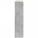 vidaXL Κάλυμμα Καλοριφέρ Γκρι Σκυροδέματος 175x20x82 εκ. Επεξ. Ξύλο