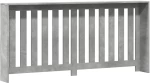 vidaXL Κάλυμμα Καλοριφέρ Γκρι Σκυροδέματος 175x20x82 εκ. Επεξ. Ξύλο