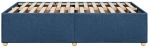 vidaXL Πλαίσιο Κρεβατιού Μπλε 120x200 εκ. Υφασμάτινο