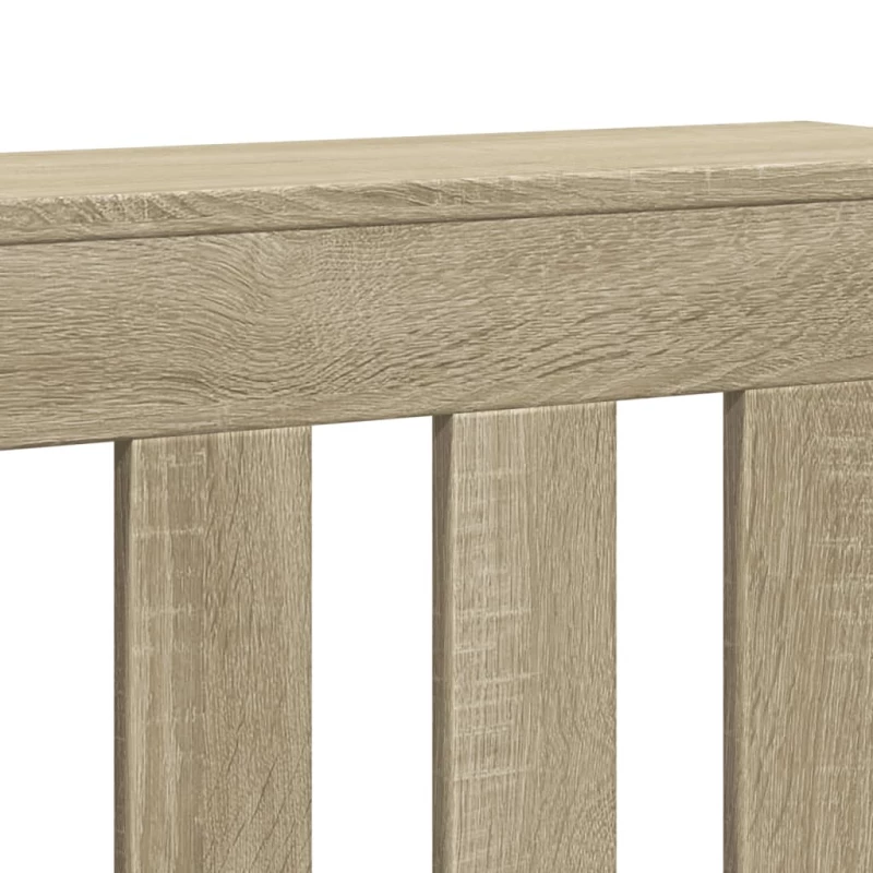 vidaXL Κάλυμμα Καλοριφέρ Sonoma Δρυς 149x20x82 εκ. Επεξεργασμένο Ξύλο