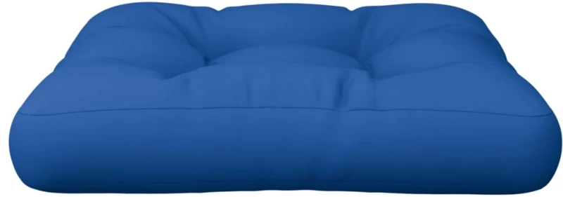vidaXL Μαξιλάρι Παλέτας Μπλε Ρουά 60 x 60 x 12 εκ. Υφασμάτινο