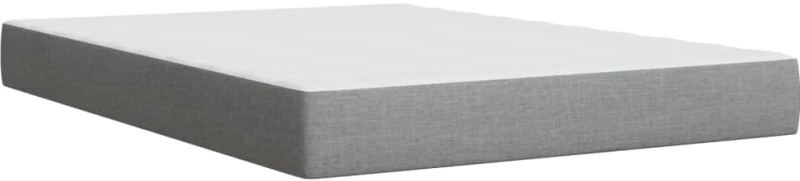 vidaXL Κρεβάτι Boxspring με Στρώμα Αν. Πράσινο 160x200εκ Υφασμάτινο
