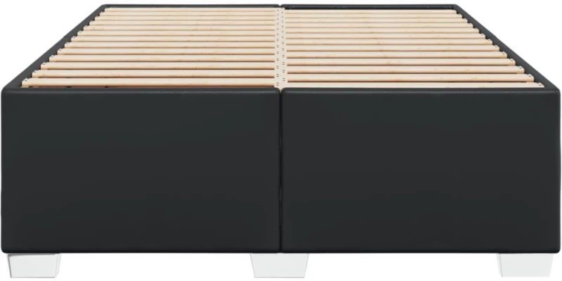 vidaXL Πλαίσιο Κρεβατιού Μαύρο 160x200 εκ. από Συνθετικό Δέρμα