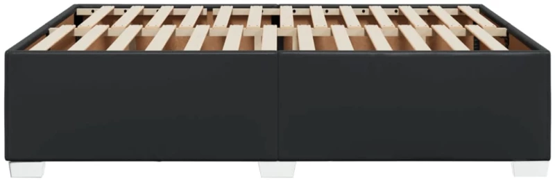 vidaXL Πλαίσιο Κρεβατιού Μαύρο 160x200 εκ. από Συνθετικό Δέρμα