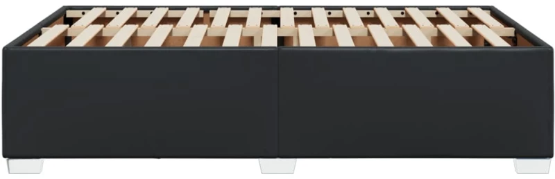vidaXL Πλαίσιο Κρεβατιού Μαύρο 120 x 200 εκ. από Συνθετικό Δέρμα