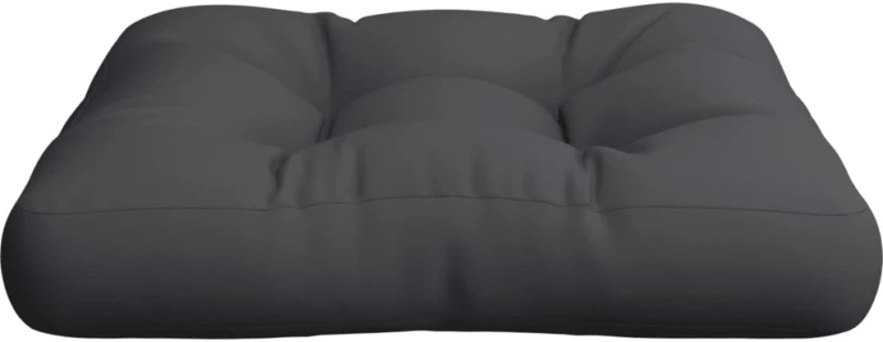 vidaXL Μαξιλάρι Παλέτας Μαύρο 60 x 60 x 12 εκ. Υφασμάτινο