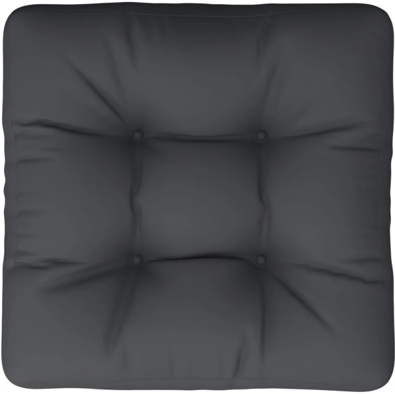 vidaXL Μαξιλάρι Παλέτας Μαύρο 60 x 60 x 12 εκ. Υφασμάτινο