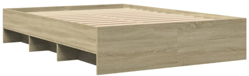 vidaXL Πλαίσιο Κρεβατιού Χωρ. Στρώμα Sonoma Δρυς 140x200εκ. Επ. Ξύλο
