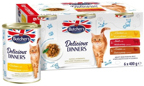 Γατοτροφή Butcher's Delicious Dinners Κοτόπουλο
