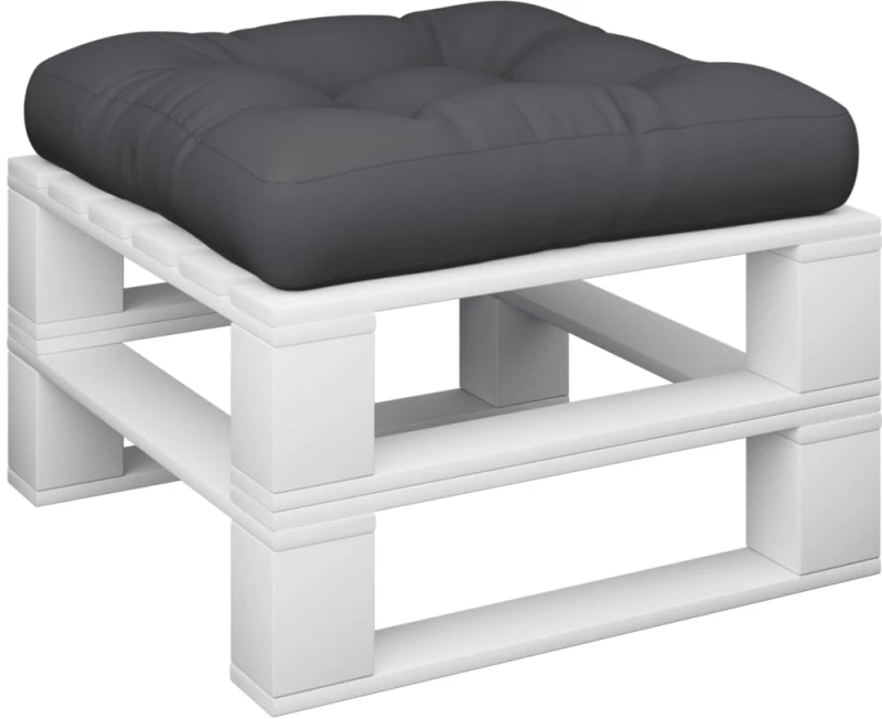 vidaXL Μαξιλάρι Παλέτας Μαύρο 58 x 58 x 10 εκ. Υφασμάτινο