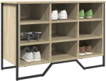 vidaXL Παπουτσοθήκη Sonoma Δρυς 90x38x61,5 εκ. από Επεξεργασμένο Ξύλο