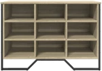 vidaXL Παπουτσοθήκη Sonoma Δρυς 90x38x61,5 εκ. από Επεξεργασμένο Ξύλο