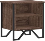 vidaXL Κομοδίνο Χρώμα Καφέ Δρυς 40 x 30 x 40 εκ. Επεξεργασμένο Ξύλο