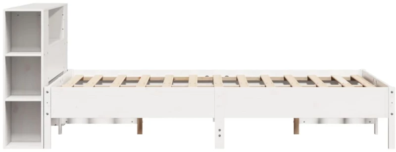 vidaXL Κρεβάτι Βιβλιοθήκη Χωρίς Στρώμα 150x200 εκ Μασίφ Ξύλο Πεύκου