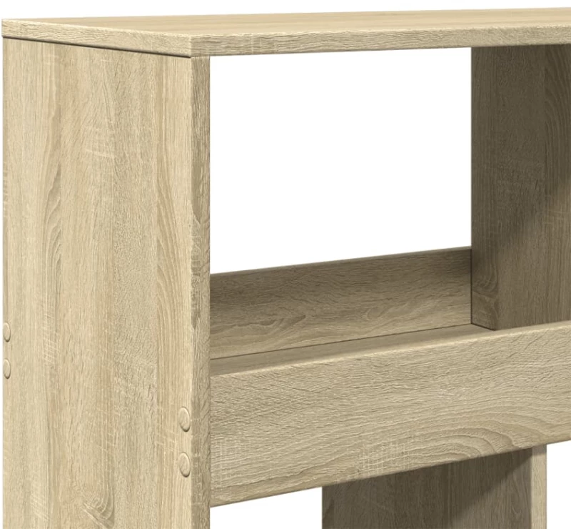 vidaXL Βιβλιοθήκη Sonoma Δρυς 100x33x125,5 εκ. από Επεξεργασμένο Ξύλο