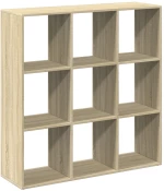 vidaXL Βιβλιοθήκη/Διαχωριστικό Χώρου Δρυς 102x29x103,5 εκ. Επεξ. Ξύλο