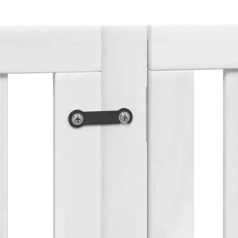 vidaXL Διαχωριστικό Σκύλων/Πόρτα Πτυσσόμενο 9 Πάνελ 450εκ. Ξύλο Λεύκας