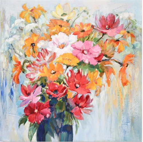 Πίνακας σε καμβά Spino I Inart 80x3x80εκ