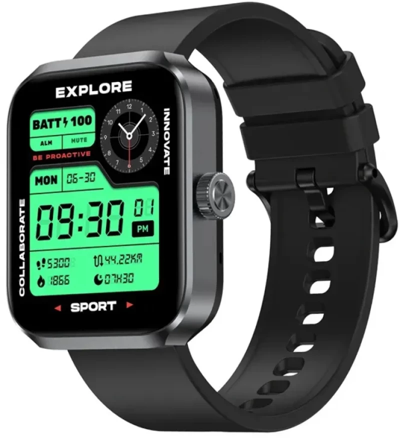 ZEBLAZE smartwatch Beyond 3 Plus, heart rate, 1.78" AMOLED, GPS, 3 ATM, μαύρο