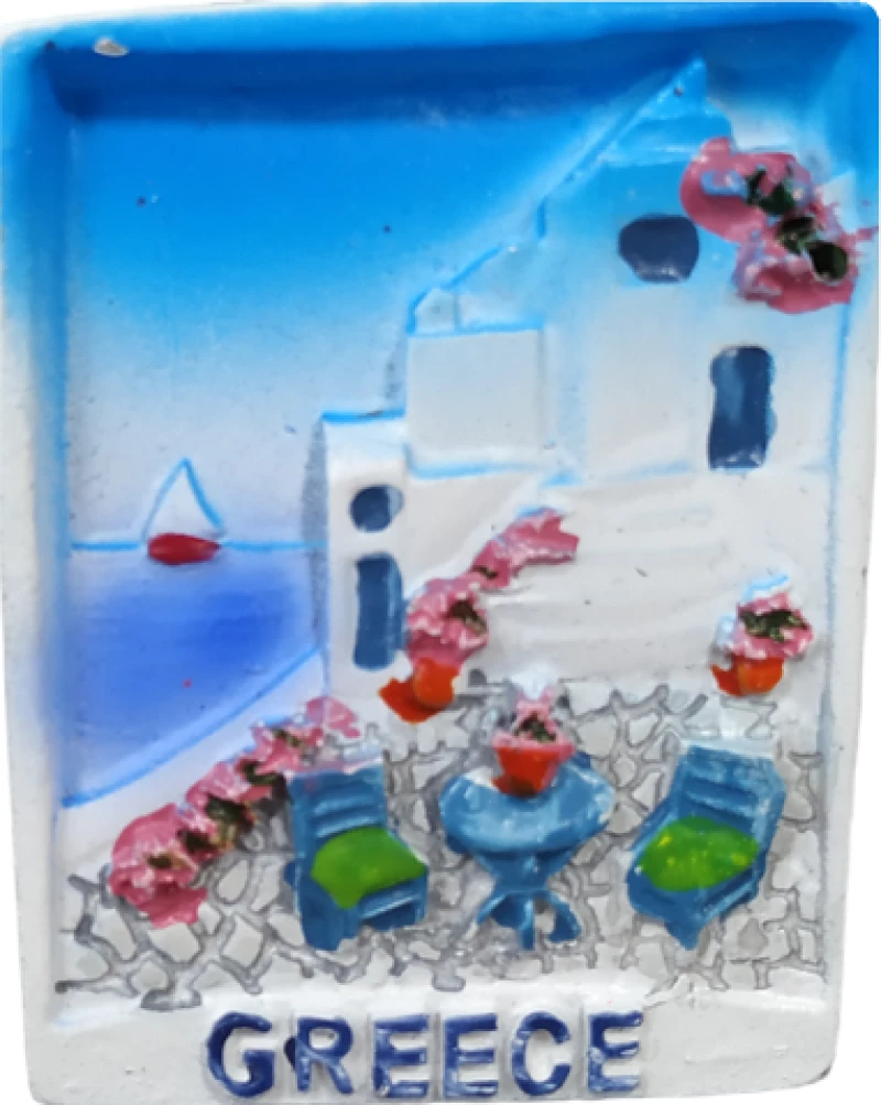 Tουριστικό μαγνητάκι Souvenir – Σετ 12pcs - Resin Magnet - 678013