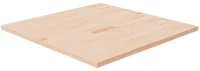 vidaXL Επιφάνεια Τραπεζιού Τετράγωνη 80x80x2,5 εκ. Μασίφ Ξύλο Δρυς