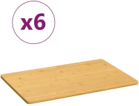 vidaXL Πιάτα Πρωινού 6 Τεμ. 35 x 23 x 0,8 εκ. από Μπαμπού